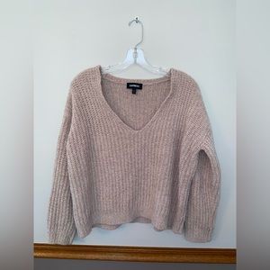 Light pink sweater, size S, Express